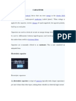 Capacitor: Electrical Energy Electric Field Conductors Charges