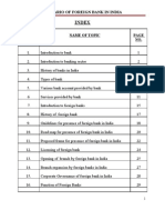 Scenario of Foreign Banks in India