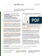 Using Economic Instruments To Promote Environmentally Sustainable Transportation in The People's Republic of China