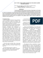 Formal Report Extraction of Total Lipids From Chicken Egg Yolk and Column