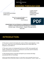 Intruder Sensing Through Gsm-03