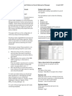 Configuration of Metrics and Policies in Oracle Enterprise Manager