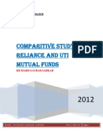 Comparitive Study of Reliance Mutual Funds and Uti Mutual Funds