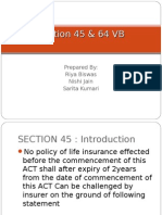 Section 45 & 64 VB