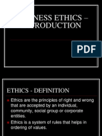 Business Ethics - Intro