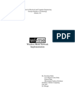 Wireless Mesh Network Implementation