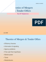 Theories of Mergers and Tender Offers