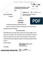 Eric Toth Indictment