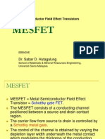 Chapter 5-Metal Semiconductor FET (MESFET)