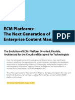 ECM Platforms - The Next Generation of Enterprise Content Management Whitepaper