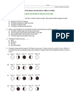 Astronomy Assessment Phases of The Moon - Pre and Post