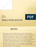 Mobile Phone Detector