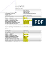 Lab Practice Subnets