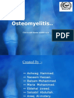 Osteomyelitis..: Click To Edit Master Subtitle Style