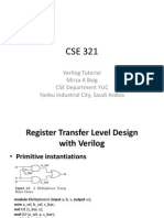 Verilog Tutorial Mirza A Baig CSE Department YUC Yanbu Industrial City, Saudi Arabia