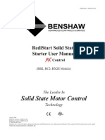 Benshaw Softstart RX2 Manual