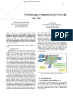 TCP and UDP Performance Comparison in Network On Chip