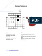 Crime Crossword