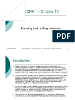 CCNA 1 - Chapter 10: Planning and Cabling Networks