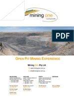 M1 Open Pit Experience Mining Feb 2011