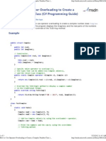 Use Operator Overloading To Create A Complex Number Class (C# Programming Guide)