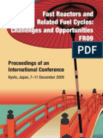 Conference Fast Reactors and Related Fuel Cycles Challenges and Opportunities FR09