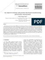 An Objective-Oriented and Product-Line-Based Manufacturing Performance Measurement