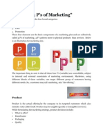 Marketing Mix 4ps