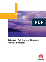 Huawei: Quidway Full Series Ethernet Routing Switches