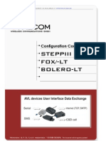 SteppIII Fox Bolero LT PFAL Configuration Command Set 2.6.3 01