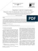 Hydrogenolysis of Glycerol To Propylene Glycol