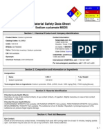 MSDS of Sodium Cyclamate