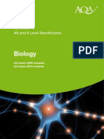 AQA A Level Biology Specification