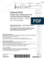 FP1 June 2011 Question Paper