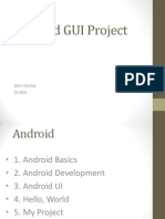 Android GUI Project: John Hurley CS 454