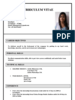 Curriculum Vitae: Juhi Agrawal