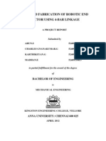 Robotic End Effector Using 4-Report