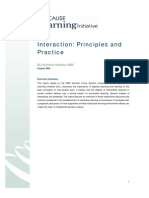 Interaction: Principles and Practice: ELI Summer Session 2005