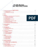 R With RCMDR: Basic Instructions: 1 Running & Installation R Under Windows