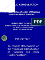 Public Hearing Proposed Classification Hospitals and Other Health Facilities 2mar2012 DuqueHall Post DOHWebsite