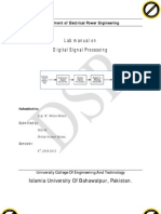 DSP Lab Manual