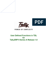 User Defined Functions in TDL