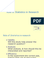 Lecture 3 Role of Statistics in Research