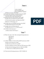 Tute 6: Q.1 Q.3 Q.4 (A) Q. (5) Q.6 (A)