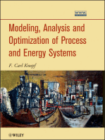 Modeling, Analysis and Optimization of Process and Energy Systems