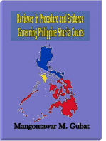 Reviewer in Procedure and Evidence Governing Philippine Shari'a Courts