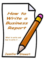 How to Write a Business Report