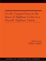 On the Tangent Space to the Space of Algebraic Cycles on a Smooth Algebraic Variety