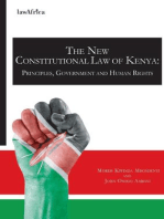 The New Constitutional Law of Kenya. Principles, Government and Human Rights: Principles, Government and Human Rights