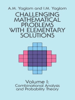 Challenging Mathematical Problems with Elementary Solutions, Vol. I